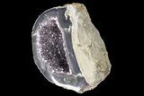 Purple Amethyst Geode - Uruguay #87414-1